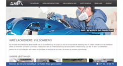 Desktop Screenshot of lackiererei-leonberg.de