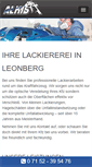 Mobile Screenshot of lackiererei-leonberg.de