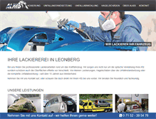 Tablet Screenshot of lackiererei-leonberg.de